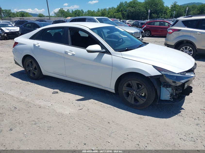 2022 Hyundai Elantra VIN 5NPLM4AG1NH067818 IAAI salvage auction — FRONT END, Salvage (North Carolina), sold $2,550 on 2026-07-17 (photo 1)