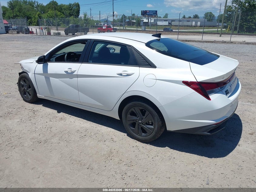 2022 Hyundai Elantra VIN 5NPLM4AG1NH067818 IAAI salvage auction — FRONT END, Salvage (North Carolina), sold $2,550 on 2026-07-17 (photo 3)