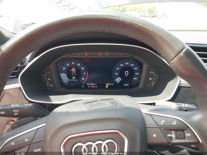 2021 Audi Q3 VIN WA1DECF3XM1035967 IAAI salvage auction — FRONT END, Salvage (Idaho), sold $3,750 on 2026-07-10 (photo 7)