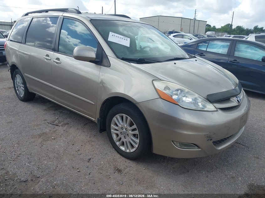 2009 Toyota Sienna VIN 5TDBK22C49S025452 IAAI salvage auction — REAR END, Original (Texas), sold $125 on 2026-07-22 (photo 1)