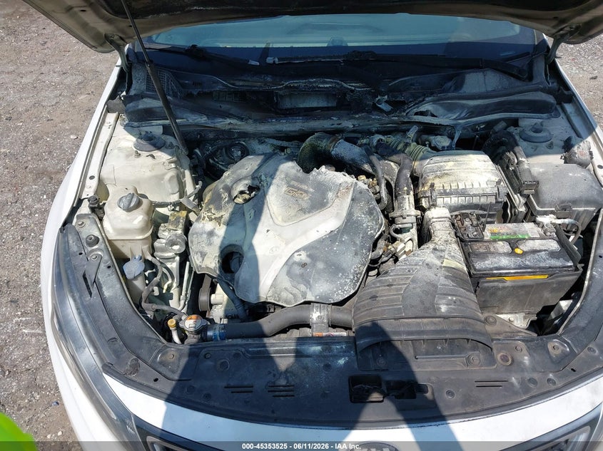 2014 Kia Optima VIN 5XXGR4A60EG303817 IAAI salvage auction — ENGINE BURN, Salvage (Georgia), sold $500 on 2026-07-08 (photo 6)