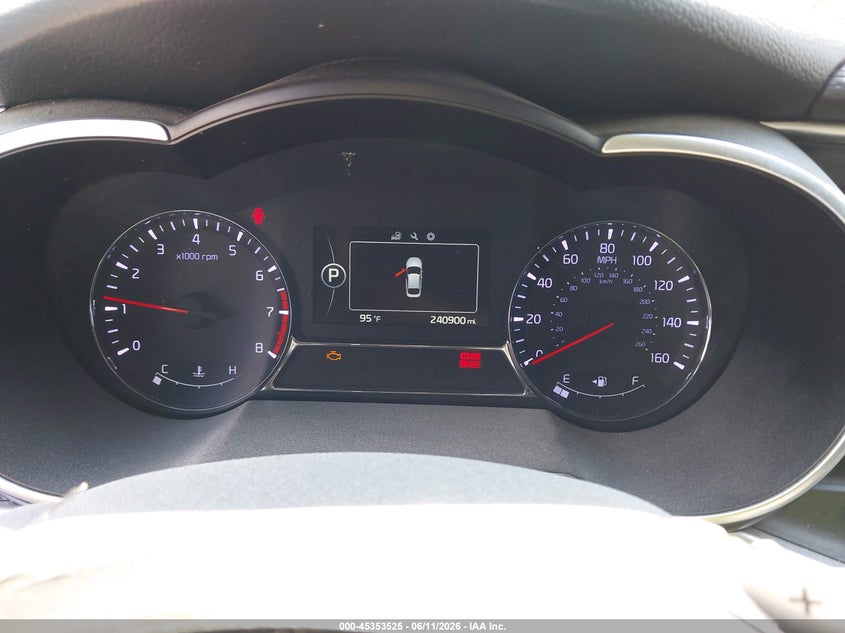 2014 Kia Optima VIN 5XXGR4A60EG303817 IAAI salvage auction — ENGINE BURN, Salvage (Georgia), sold $500 on 2026-07-08 (photo 7)