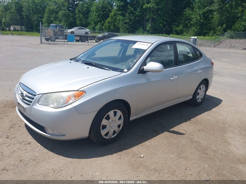 2010 Hyundai Elantra VIN KMHDU4AD9AU876859 IAAI salvage auction — NORMAL WEAR, Clear (Massachusetts), sold $525 on 2026-07-24 (photo 2)