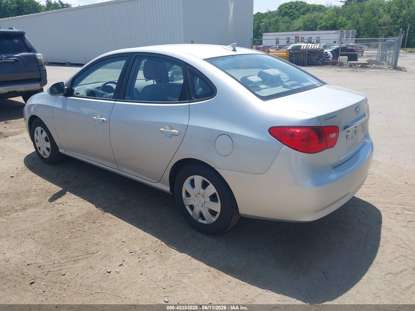 2010 Hyundai Elantra VIN KMHDU4AD9AU876859 IAAI salvage auction — NORMAL WEAR, Clear (Massachusetts), sold $525 on 2026-07-24 (photo 3)