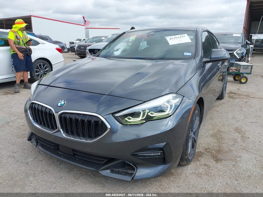 2021 BMW 2er VIN WBA73AK05M7G48309 IAAI salvage auction — RIGHT SIDE, Salvage (Texas), sold $3,950 on 2026-08-19 (photo 2)