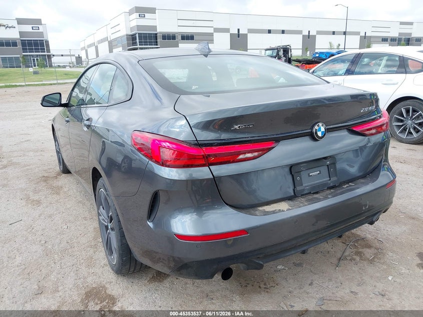 2021 BMW 2er VIN WBA73AK05M7G48309 IAAI salvage auction — RIGHT SIDE, Salvage (Texas), sold $3,950 on 2026-08-19 (photo 3)