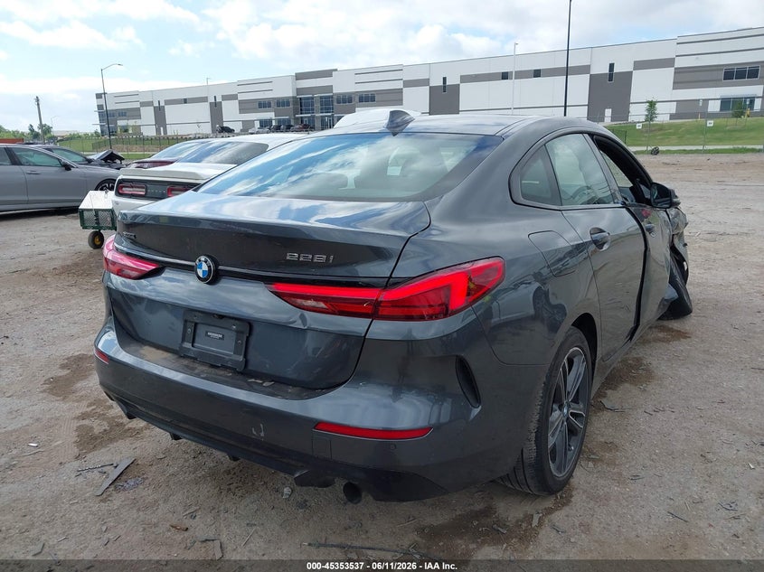 2021 BMW 2er VIN WBA73AK05M7G48309 IAAI salvage auction — RIGHT SIDE, Salvage (Texas), sold $3,950 on 2026-08-19 (photo 4)