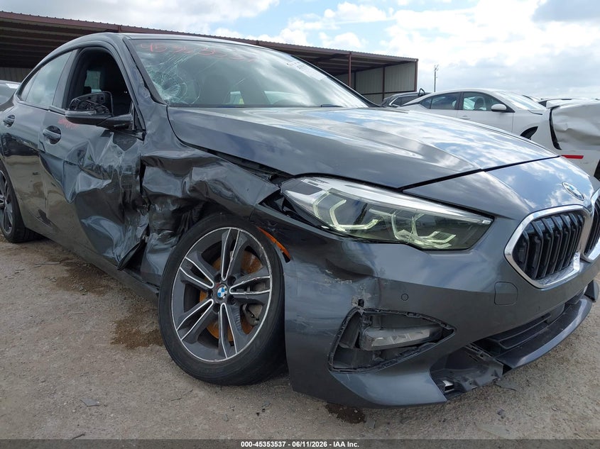 2021 BMW 2er VIN WBA73AK05M7G48309 IAAI salvage auction — RIGHT SIDE, Salvage (Texas), sold $3,950 on 2026-08-19 (photo 6)