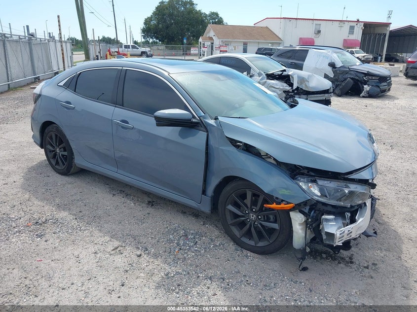2020 Honda Civic VIN SHHFK7H66LU207275 IAAI salvage auction — FRONT END, Salvage Title, sold $1,850 on 2026-07-28 (photo 1)