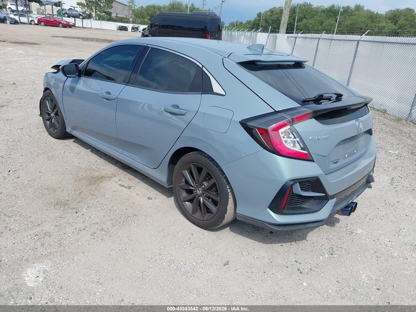 2020 Honda Civic VIN SHHFK7H66LU207275 IAAI salvage auction — FRONT END, Salvage Title, sold $1,850 on 2026-07-28 (photo 3)