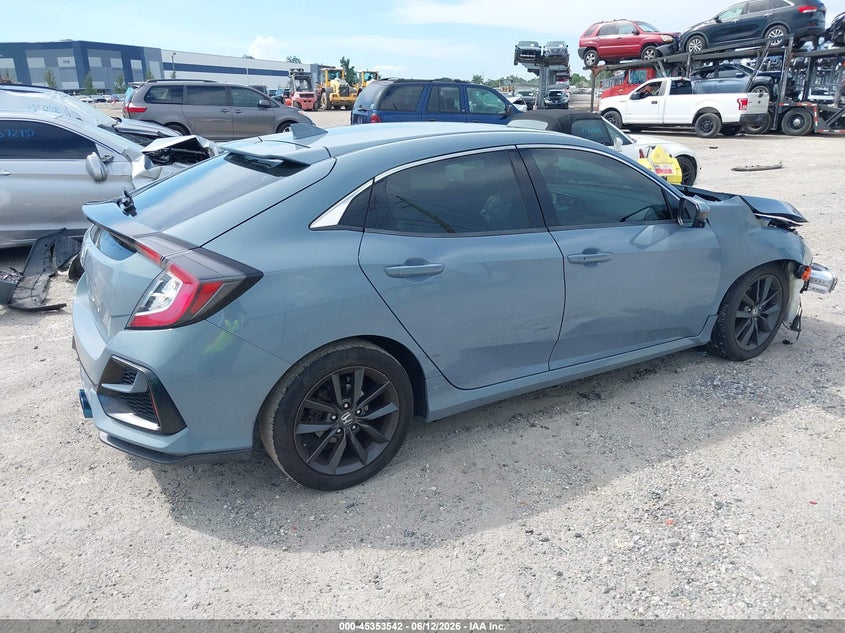2020 Honda Civic VIN SHHFK7H66LU207275 IAAI salvage auction — FRONT END, Salvage Title, sold $1,850 on 2026-07-28 (photo 4)