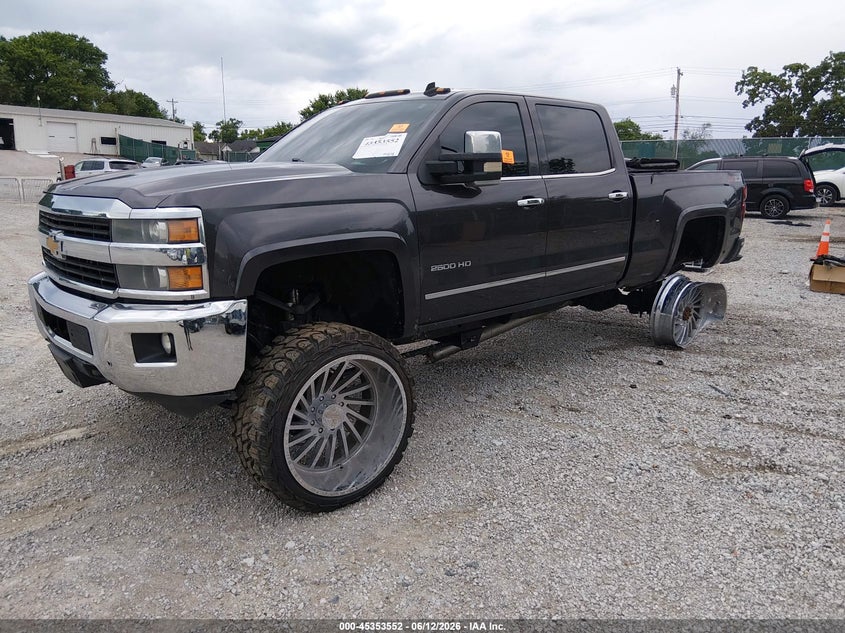 2015 Chevrolet Silverado VIN 1GC1KWE82FF196304 IAAI salvage auction — BIOHAZARD/CHEMICAL, Salvage Title, sold $4,450 on 2026-08-02 (photo 2)