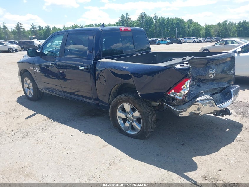 2018 Ram 1500 VIN 1C6RR7LTXJS343519 IAAI salvage auction — REAR END, Salvage Title, sold $1,650 on 2026-07-23 (photo 3)