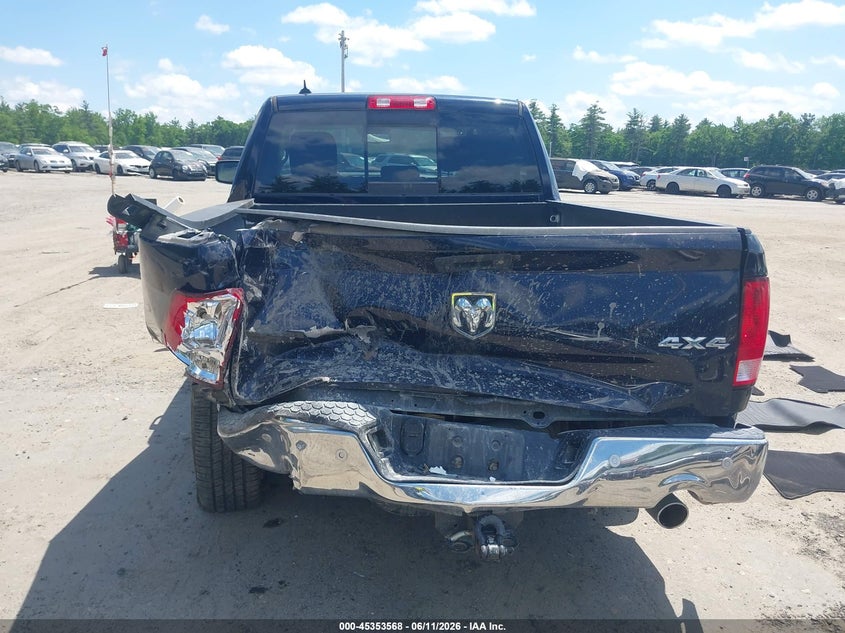 2018 Ram 1500 VIN 1C6RR7LTXJS343519 IAAI salvage auction — REAR END, Salvage Title, sold $1,650 on 2026-07-23 (photo 6)