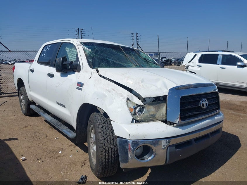 2008 Toyota Tundra VIN 5TFEV54158X049477 IAAI salvage auction — LEFT SIDE, Salvage (Texas), sold $2,850 on 2026-07-21 (photo 1)