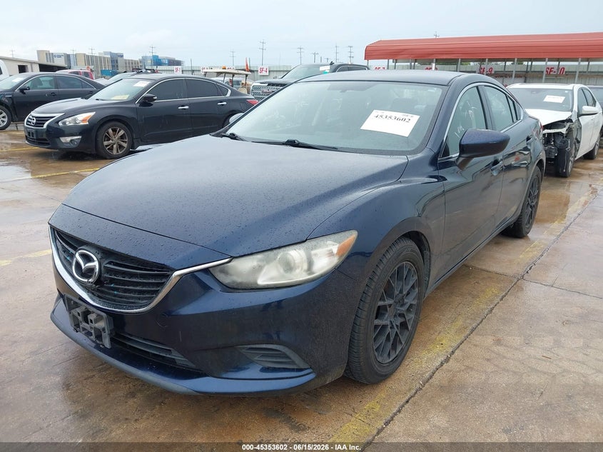 2016 Mazda 6 VIN JM1GJ1U54G1471578 IAAI salvage auction — FRONT & REAR, Original (Texas), sold $3,425 on 2026-08-03 (photo 2)