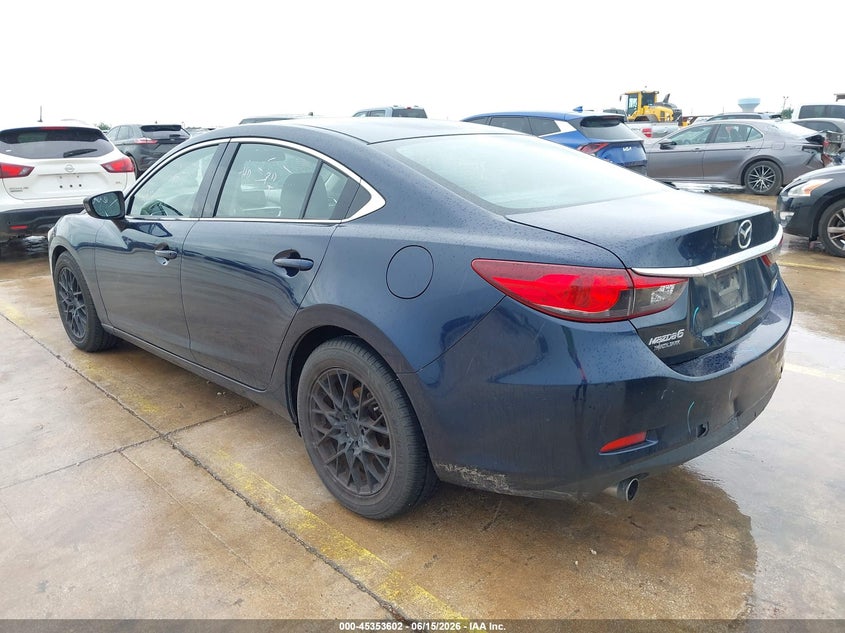 2016 Mazda 6 VIN JM1GJ1U54G1471578 IAAI salvage auction — FRONT & REAR, Original (Texas), sold $3,425 on 2026-08-03 (photo 3)