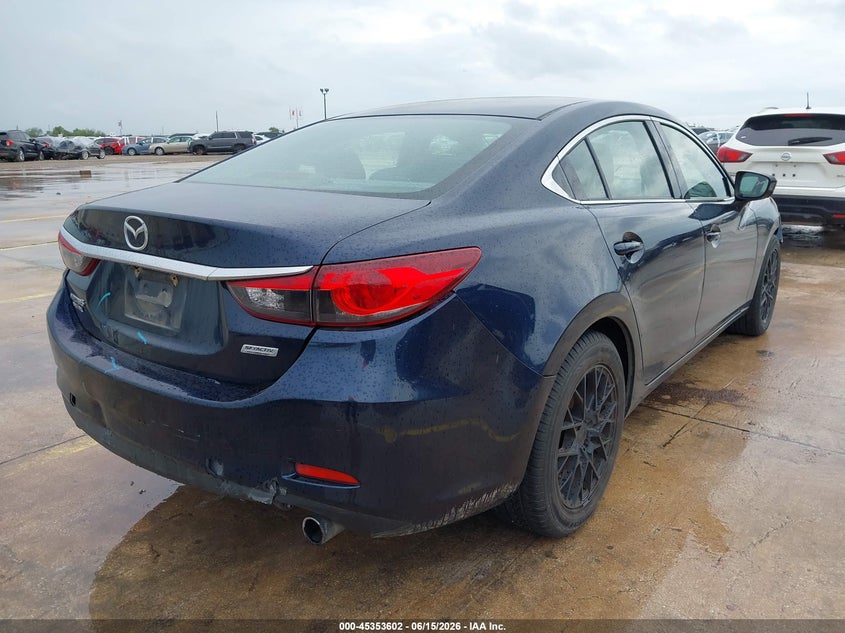 2016 Mazda 6 VIN JM1GJ1U54G1471578 IAAI salvage auction — FRONT & REAR, Original (Texas), sold $3,425 on 2026-08-03 (photo 4)
