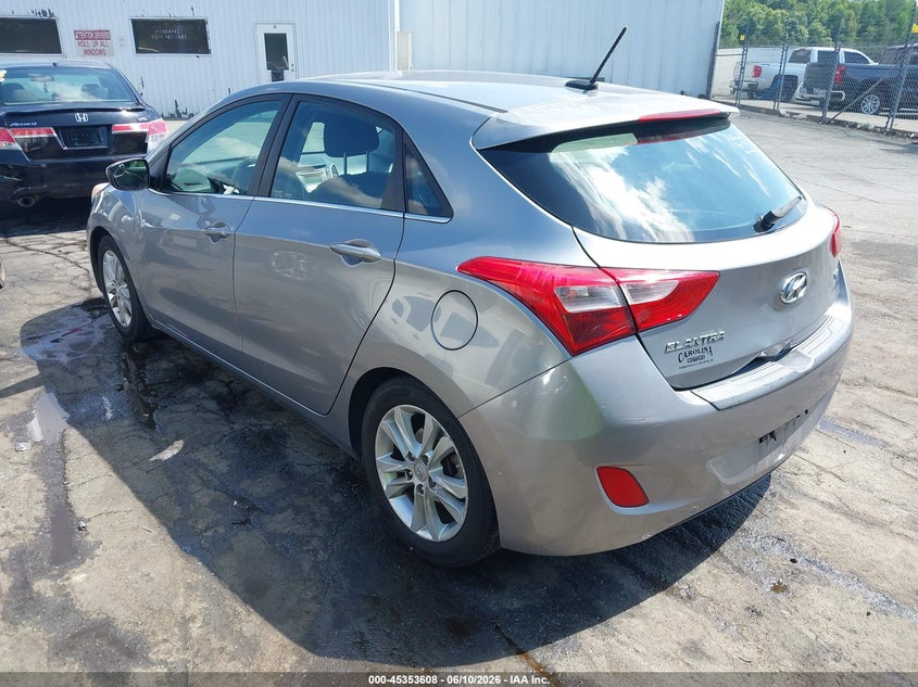 2014 Hyundai Elantra VIN KMHD35LH4EU214654 IAAI salvage auction — LEFT REAR, Salvage (North Carolina), sold $550 on 2026-07-09 (photo 3)