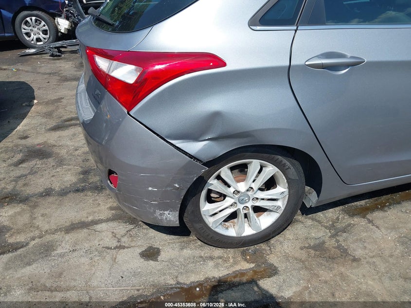 2014 Hyundai Elantra VIN KMHD35LH4EU214654 IAAI salvage auction — LEFT REAR, Salvage (North Carolina), sold $550 on 2026-07-09 (photo 6)