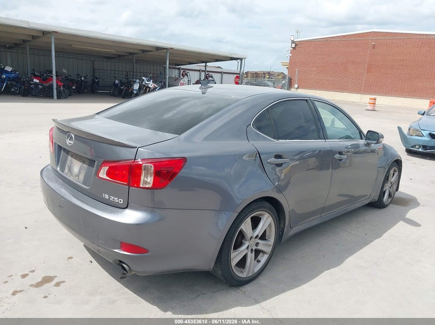 2012 Lexus Is VIN JTHBF5C28C5174566 IAAI salvage auction — HAIL, Original (Texas), sold $1,650 on 2026-07-29 (photo 4)
