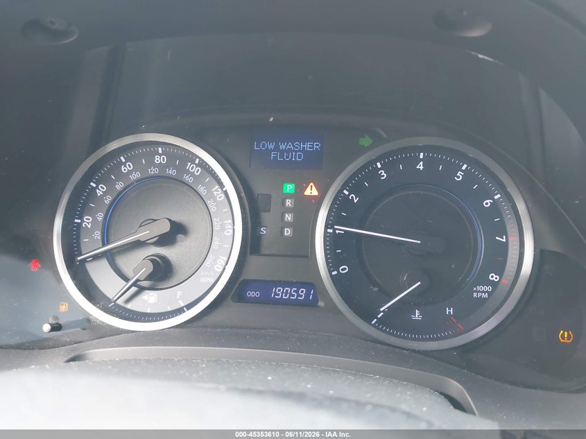 2012 Lexus Is VIN JTHBF5C28C5174566 IAAI salvage auction — HAIL, Original (Texas), sold $1,650 on 2026-07-29 (photo 7)