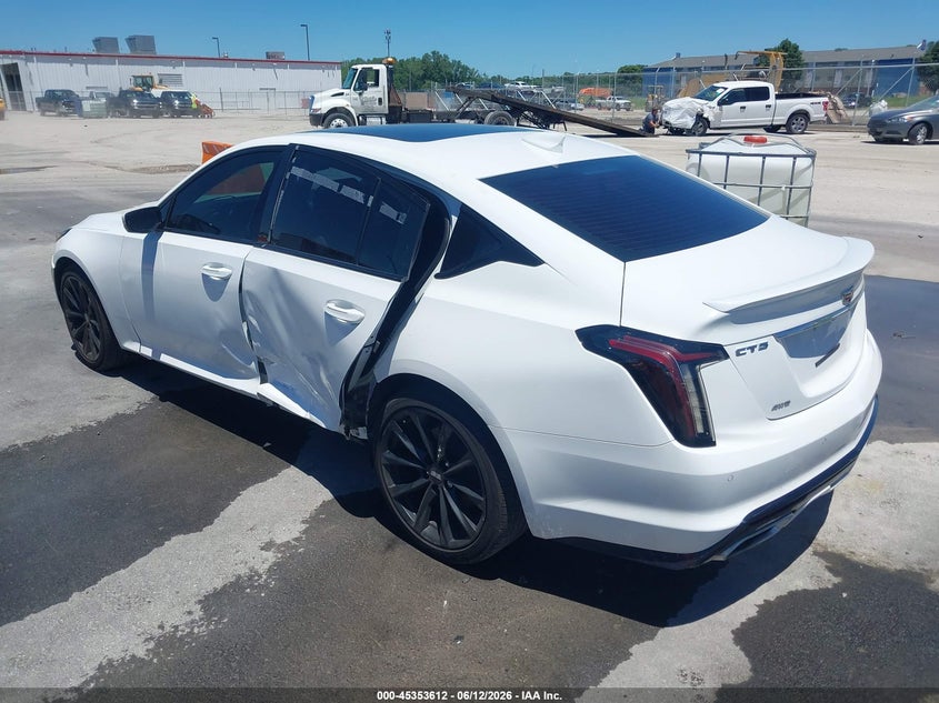 2020 Cadillac Ct5 VIN 1G6DU5RK0L0123473 IAAI salvage auction — LEFT SIDE, Salvage (Missouri), sold $7,400 on 2026-07-28 (photo 3)