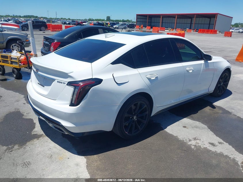 2020 Cadillac Ct5 VIN 1G6DU5RK0L0123473 IAAI salvage auction — LEFT SIDE, Salvage (Missouri), sold $7,400 on 2026-07-28 (photo 4)