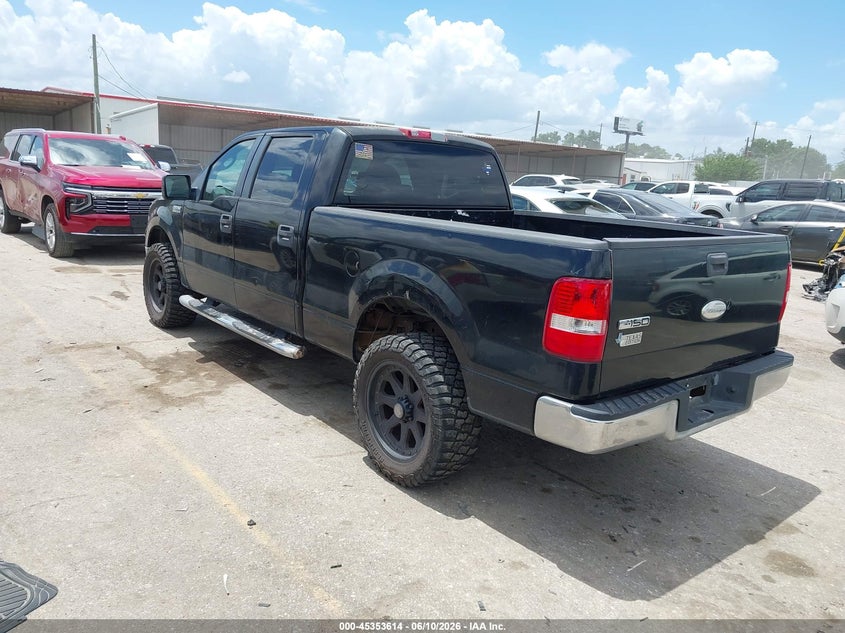 2007 Ford F-150 VIN 1FTRW12W17KD22741 IAAI salvage auction — FRONT & REAR, Original (Texas), sold $1,050 on 2026-07-09 (photo 3)