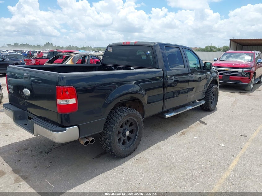 2007 Ford F-150 VIN 1FTRW12W17KD22741 IAAI salvage auction — FRONT & REAR, Original (Texas), sold $1,050 on 2026-07-09 (photo 4)
