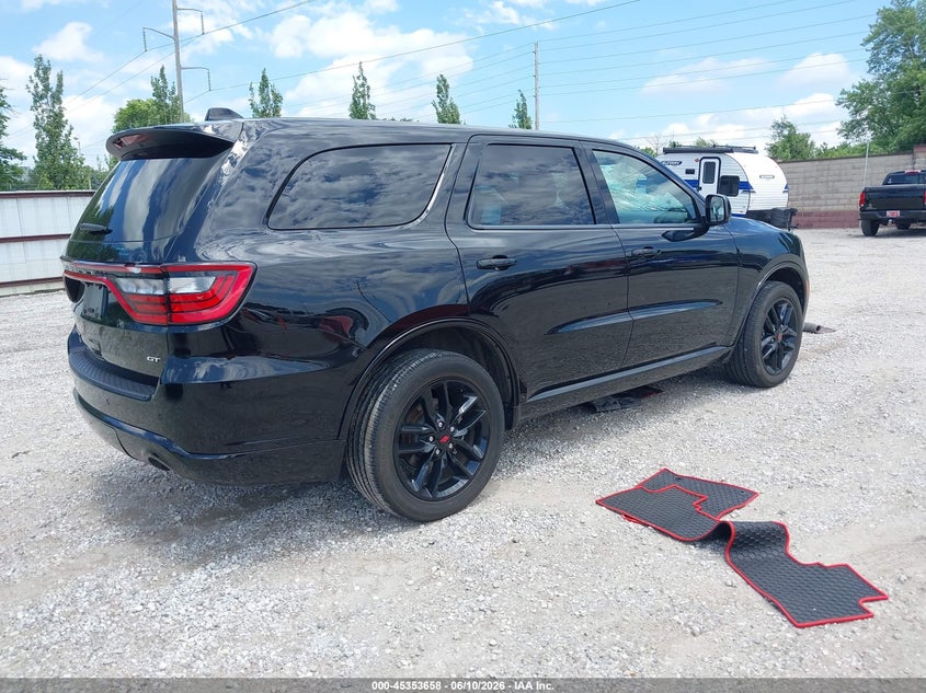 2023 Dodge Durango VIN 1C4RDJDG4PC718880 IAAI salvage auction — HAIL, Salvage Title, sold $10,000 on 2026-07-27 (photo 4)