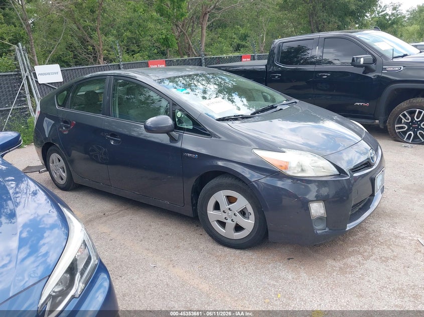 2010 Toyota Prius VIN JTDKN3DU8A0047867 IAAI salvage auction — WATER/FLOOD, Salvage (Kansas), sold $475 on 2026-07-29 (photo 1)