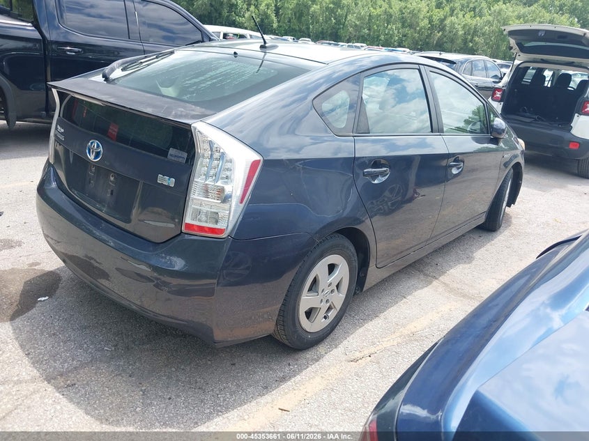 2010 Toyota Prius VIN JTDKN3DU8A0047867 IAAI salvage auction — WATER/FLOOD, Salvage (Kansas), sold $475 on 2026-07-29 (photo 4)