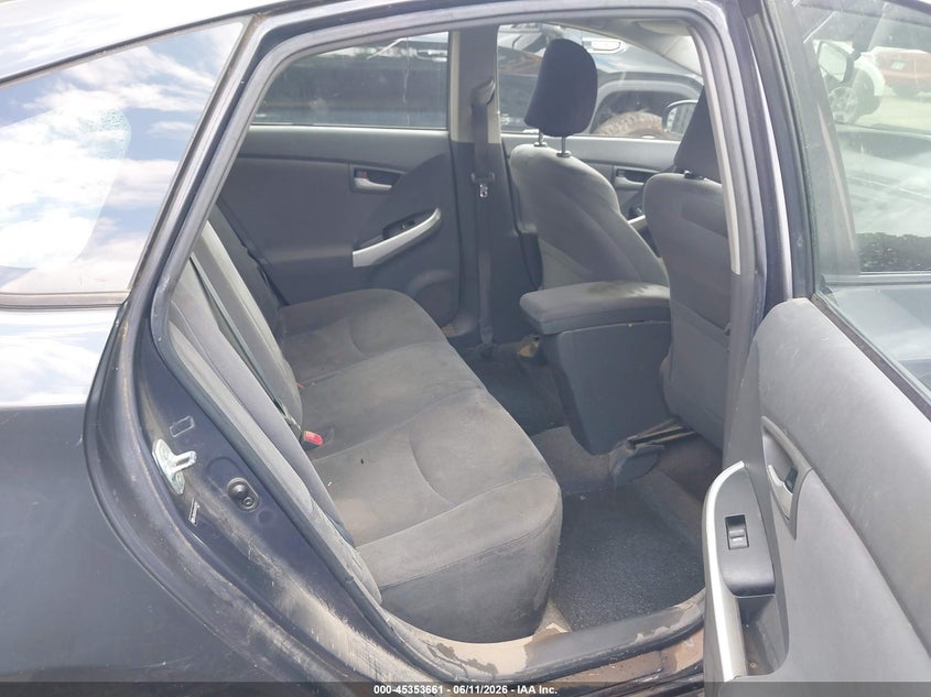 2010 Toyota Prius VIN JTDKN3DU8A0047867 IAAI salvage auction — WATER/FLOOD, Salvage (Kansas), sold $475 on 2026-07-29 (photo 8)