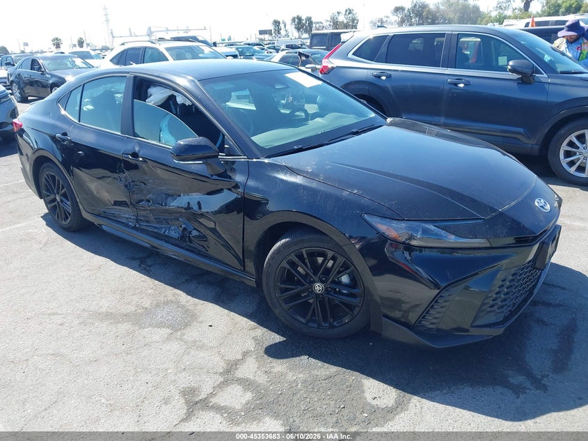 2025 Toyota Camry VIN 4T1DAACK2SU593983 IAAI salvage auction — RIGHT SIDE, Salvage Title, sold $9,200 on 2026-07-29 (photo 1)
