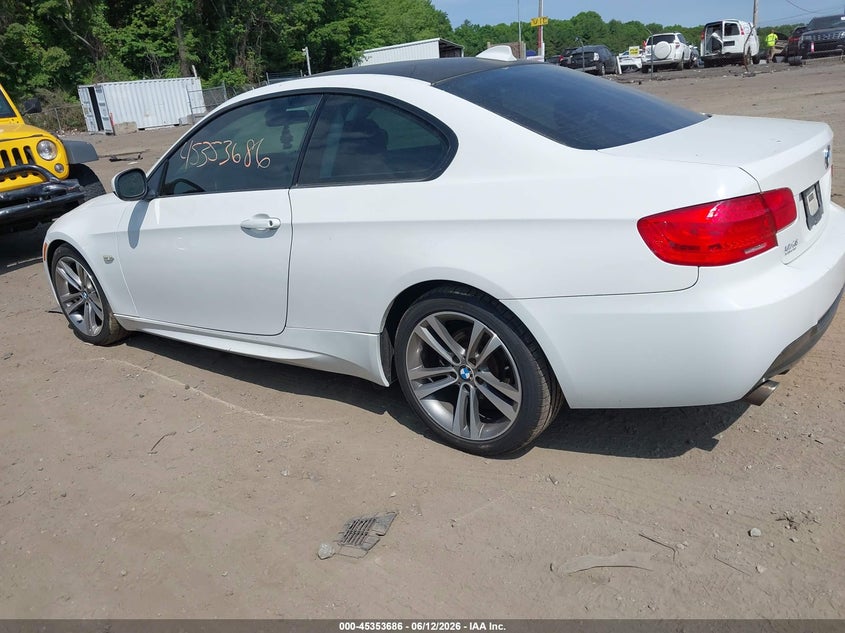 2012 BMW 3er VIN WBAKF5C58CE657385 IAAI salvage auction — FRONT END, Clear (Massachusetts), sold $1,900 on 2026-07-25 (photo 3)