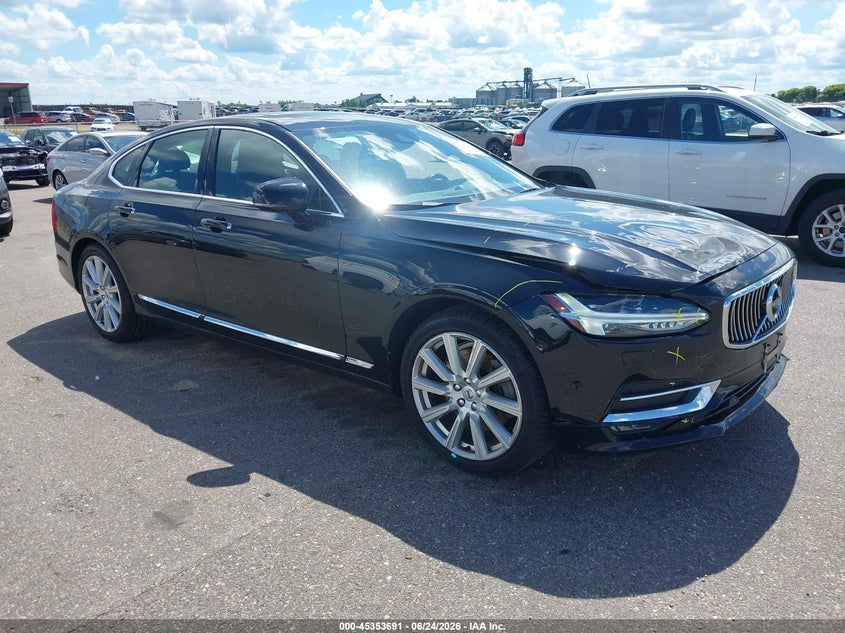 2017 Volvo S90 VIN YV1A22ML1H1013905 IAAI salvage auction — FRONT END, Salvage (Minnesota), sold $6,300 on 2026-08-03 (photo 1)