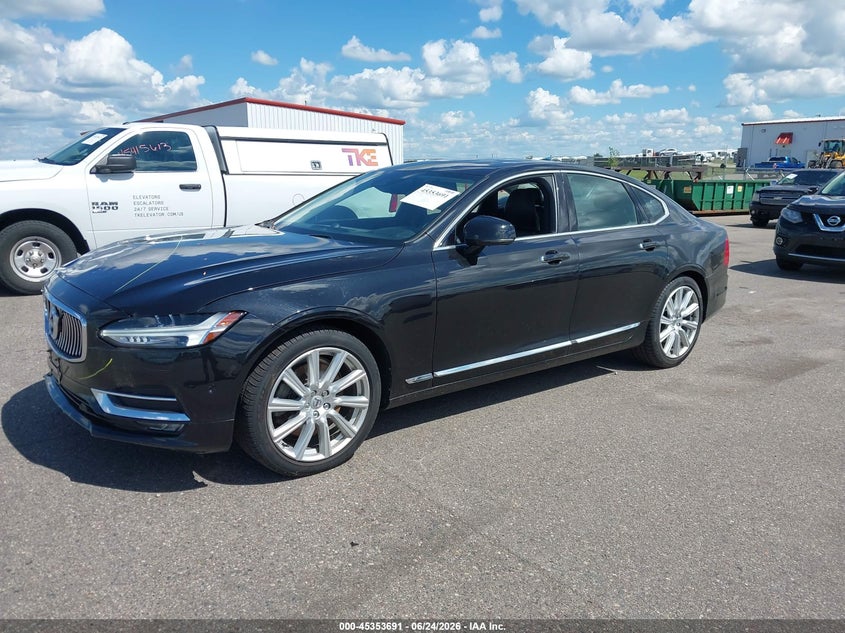 2017 Volvo S90 VIN YV1A22ML1H1013905 IAAI salvage auction — FRONT END, Salvage (Minnesota), sold $6,300 on 2026-08-03 (photo 2)