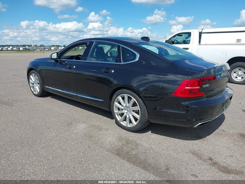 2017 Volvo S90 VIN YV1A22ML1H1013905 IAAI salvage auction — FRONT END, Salvage (Minnesota), sold $6,300 on 2026-08-03 (photo 3)