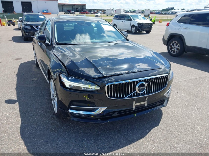 2017 Volvo S90 VIN YV1A22ML1H1013905 IAAI salvage auction — FRONT END, Salvage (Minnesota), sold $6,300 on 2026-08-03 (photo 6)