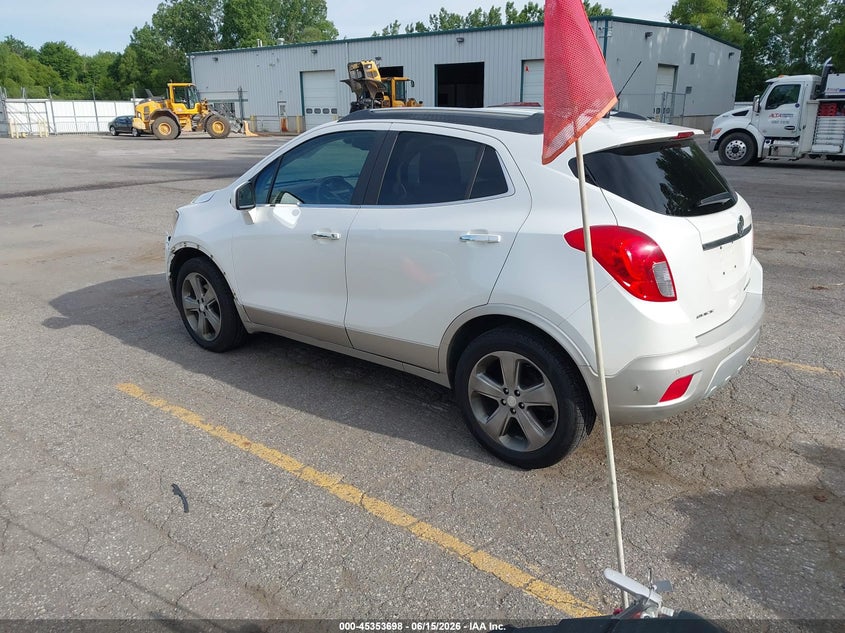 2013 Buick Encore VIN KL4CJDSB6DB095233 IAAI salvage auction — LEFT FRONT, Clear (Michigan), sold $625 on 2026-07-27 (photo 3)