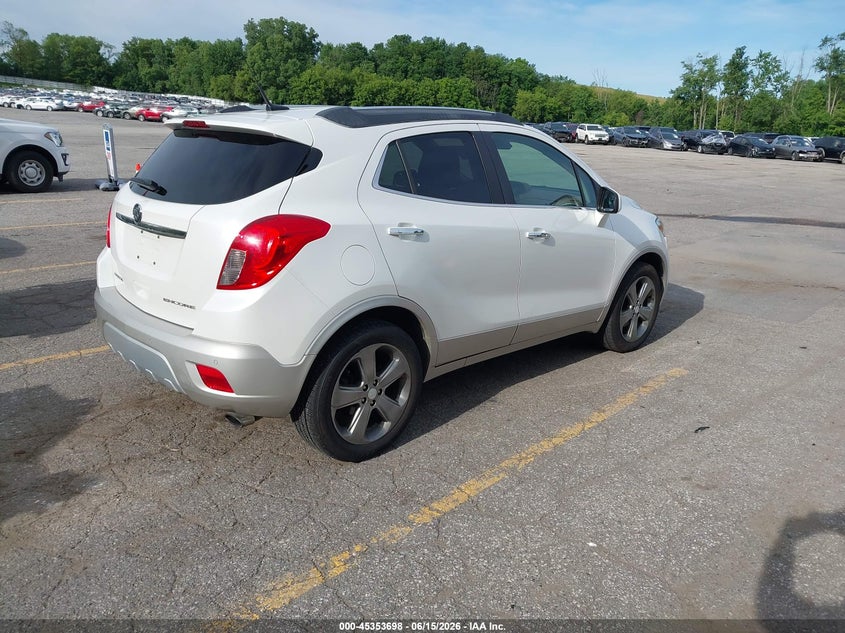 2013 Buick Encore VIN KL4CJDSB6DB095233 IAAI salvage auction — LEFT FRONT, Clear (Michigan), sold $625 on 2026-07-27 (photo 4)