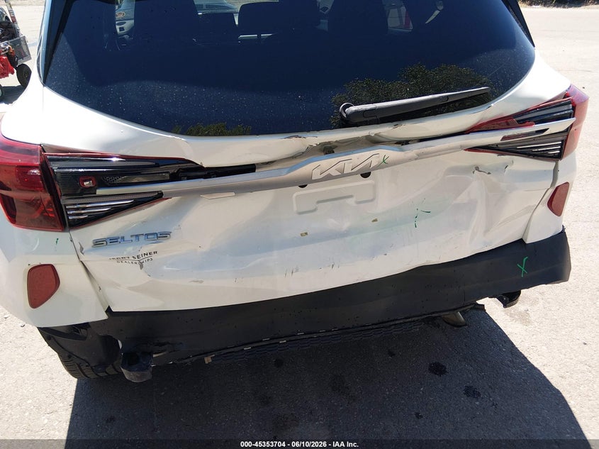 2022 Kia Seltos VIN KNDEUCA22N7294169 IAAI salvage auction — REAR END, Salvage Title, sold $5,300 on 2026-07-30 (photo 6)