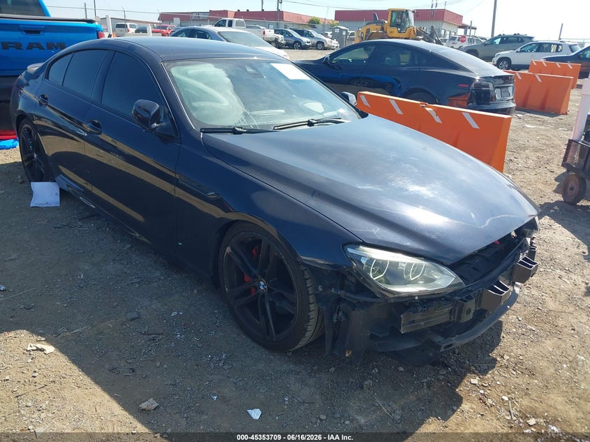 2015 BMW 6er VIN WBA6B2C59FD799198 IAAI salvage auction — FRONT END, Salvage Title, sold $3,250 on 2026-08-20 (photo 1)