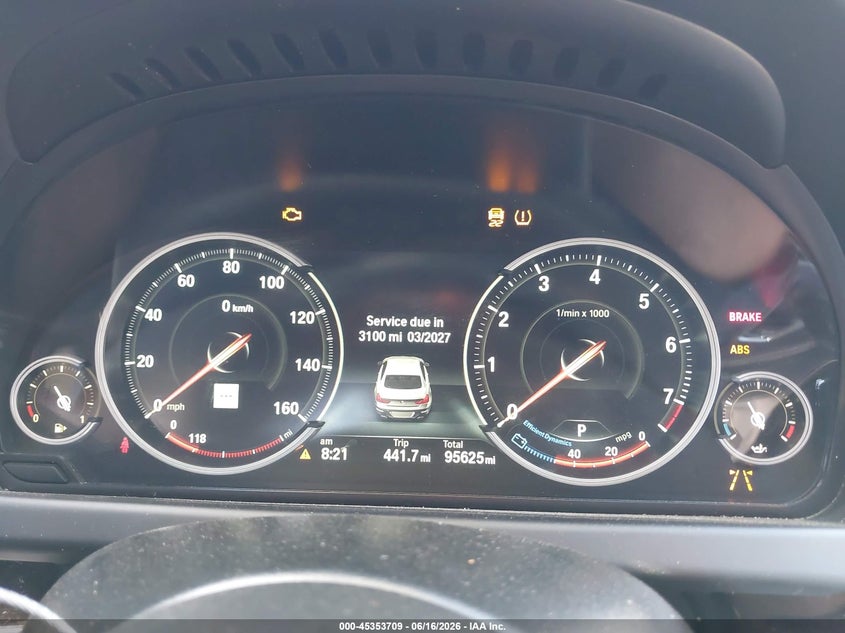 2015 BMW 6er VIN WBA6B2C59FD799198 IAAI salvage auction — FRONT END, Salvage Title, sold $3,250 on 2026-08-20 (photo 7)