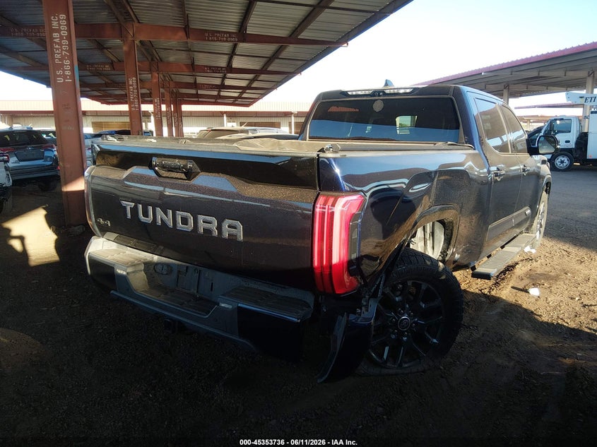 2022 Toyota Tundra VIN 5TFNA5EC0NX008357 IAAI salvage auction — RIGHT REAR, Salvage (Arizona), sold $18,550 on 2026-07-21 (photo 4)