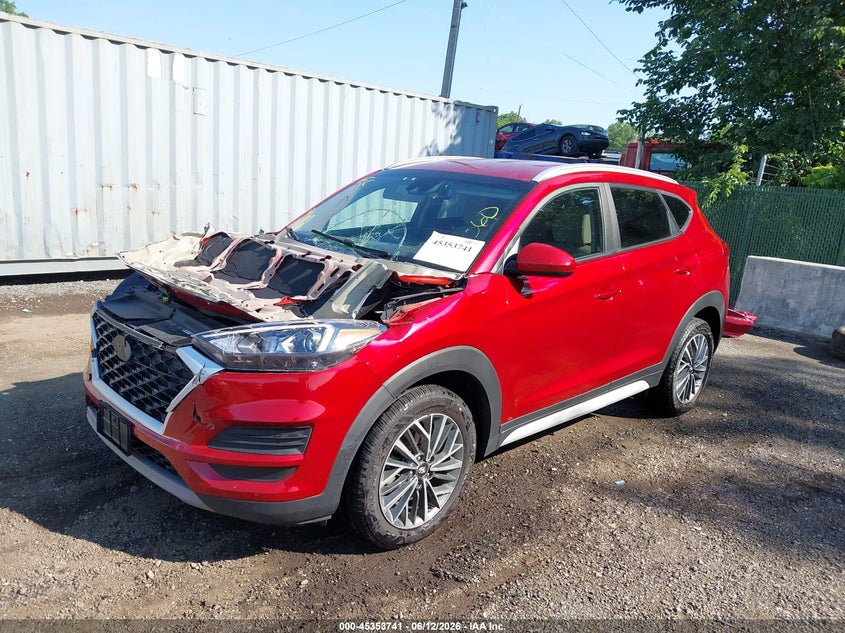 2021 Hyundai Tucson VIN KM8J33AL4MU378273 IAAI salvage auction — FRONT END, Salvage (Delaware), sold $3,500 on 2026-07-15 (photo 2)