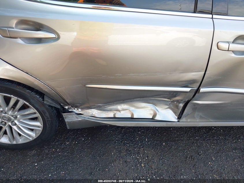 2015 Lexus ES VIN JTHBK1GG9F2165830 IAAI salvage auction — SIDE, Salvage - Greater Than 75% (Maryland), sold $3,650 on 2026-07-11 (photo 6)