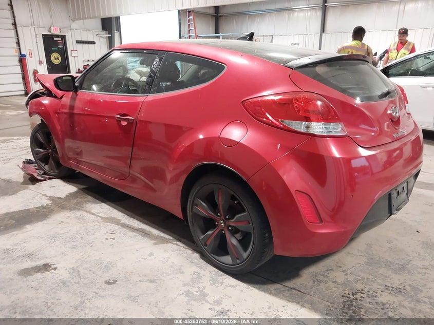 2014 Hyundai Veloster VIN KMHTC6AD6EU190553 IAAI salvage auction — FRONT END, Salvage (Illinois), sold $450 on 2026-07-22 (photo 3)