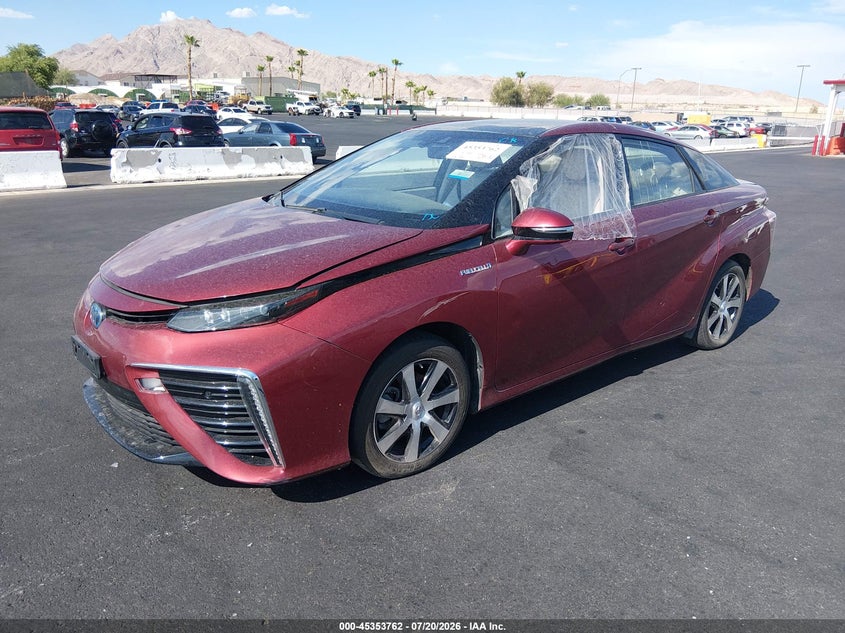 2018 Toyota Mirai VIN JTDBVRBD1JA005332 IAAI salvage auction — SIDE, Clear (Arizona), sold $425 on 2026-07-10 (photo 2)